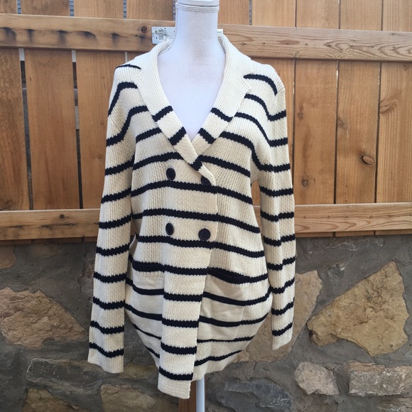 Striped sweater white/Cream S - Picture 3 of 7